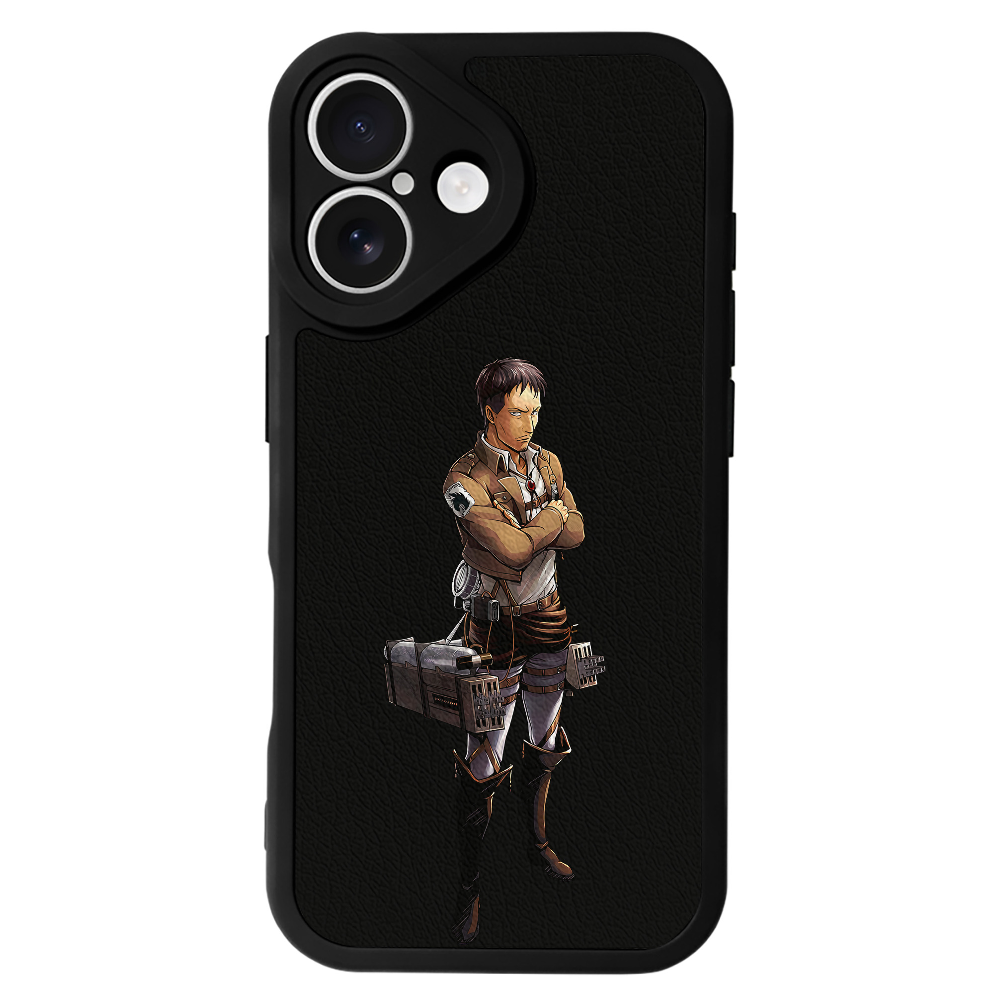 （画像用） 進撃の巨人 Attack on Titan 【iPhone 16シリーズ対応】シリコンスマホケース（レザー調） 材質：シリコン